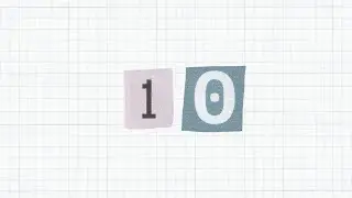 10 Second Collage Paper Timer Countdown