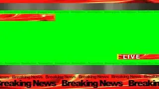 4K Ultra HD Breaking News Green Screen Background Free Animation