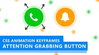 CSS Animation Keyframes: Create Attention Grabbing Button | Pulse