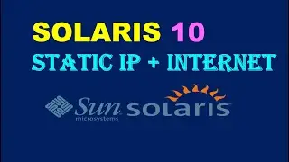 Solaris 10 set/change static IP 