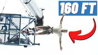 I did a BUNGEE JUMP (Front and Back) UK Bungee Club | Battersea Park London 160ft