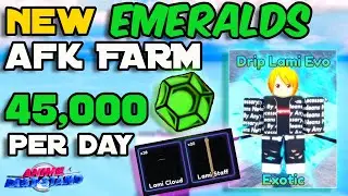 NEW BEST AFK FARM FOR INFINITE EMERALDS + FREE SECRET UNIT NAMI AND EVO MATS | Anime Last Stand