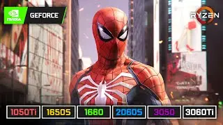 Spider-Man Remastered | GTX 1050 Ti | GTX 1650 S | GTX 1660 | RTX 2060 S | RTX 3050 | RTX 3060 Ti