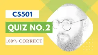 Cs501 Quiz no: 2, 100% Ok answers for VU students, Solve by Mr. Abbas Ali