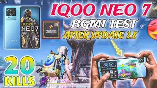 🤯Iqoo Neo 7 BGMI Test With Fps Meter: Zombie Edge Mode