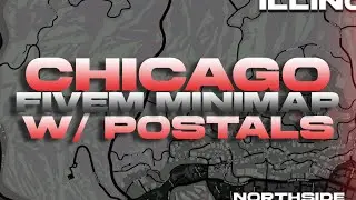 [NEW] FiveM Chicago Minimap V2 with Postals [REALISTIC]