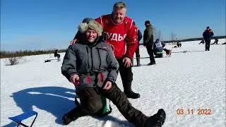 Соревнования по зимней рыбалке на оз. Волоярви 2022 год
