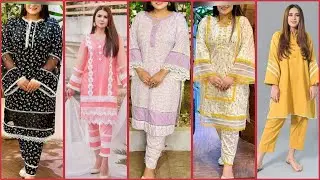 Simple Or Stylish White Lace Design On Punjabi Suits #trending