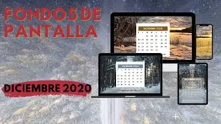 DICIEMBRE:  JW ❤️ FONDOS DE PANTALLA  CON CALENDARIO❤️