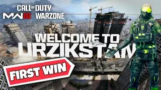 My First SOLO WIN on -NEW URZIKSTAN MAP - Call of Duty Season 1 MW3