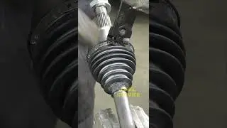 A simple and quick method for installing clamps on the half shaft 