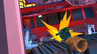 Fracked Gameplay on Quest 3 (Shooting)