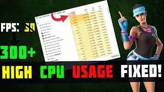 How to Fix 100% CPU Usage  Fix High CPU Usage & Boost FPS  fortnite chapter 2  valorent  csgo