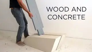 Concrete and Wood Chair | DIY