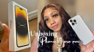 Unboxing the iPhone 14 Pro Max Gold ✨ #unboxing #apple #unboxingvideo #iphone14