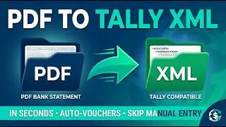 How to Convert PDF Bank Statements to Tally XML in 30 Seconds