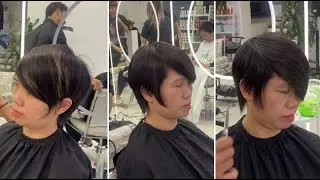 Women's Short Layered Haircut Tutorial | Pixie Cut, Short Haircutting Techniques - PART1