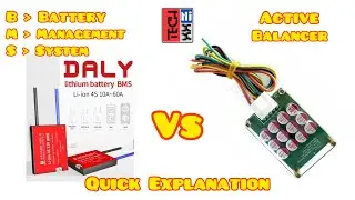BMS vs Active Balancer - Quick & Simple Explanation | TechNixx