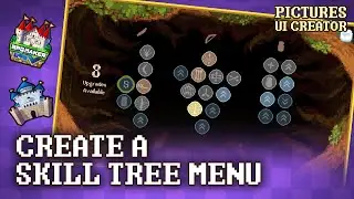 Create a Skill Tree Menu - Pictures UI Creator - RPG Maker MV / MZ plugin