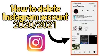 [eng] Cara Delete Instagram Account 2020
