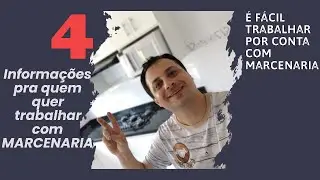4 Informações pra quem quer trabalhar com Marcenaria