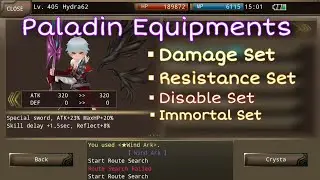 Iruna Online - Hydra62 Paladin Build / Equipments / Apostalia