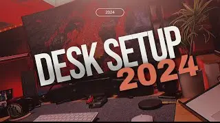 My 2024 DESK SETUP - Music Producer - FilmMaker - Gaming