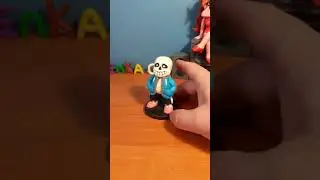 New под тапки Санса | Sans | Undertale | из пластилина | Лепка ОВ |