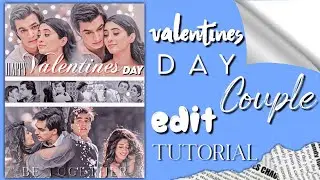Valentines Day Couple Editing Tutorial❤︎ || Picsart Editing Tutorial❤︎ || By Rainbow Skills❤︎