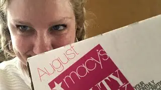 Macy’s beauty box August 2019 unboxing