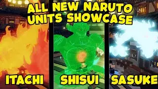 ALL NEW NARUTO UNITS SHOWCASE! IN ANIME ADVENTURES!