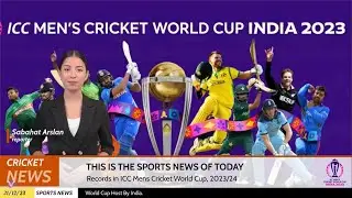 Most Runs Records in ICC Cricket World Cup, 2023/24 . Host By India.