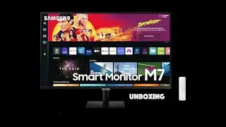 Samsung M7 (2022) Smart 4K monitor unboxing and setup