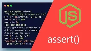 Assert cjs module : : node js