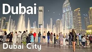 Dubai [4K] Amazing Dubai City, Downtown Dubai Walking Tour 🇦🇪