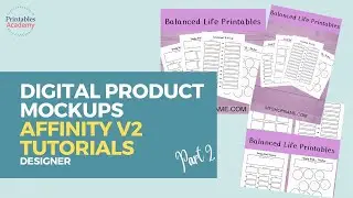 Creating Digital Product Mockups in Affinity Designer