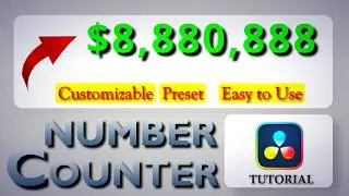 HOW TO MAKE NUMBER COUNTING EFFECT - Davinci resolve Turorial
