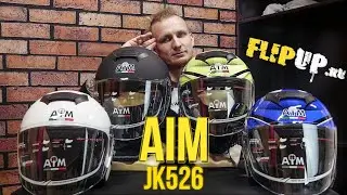ЛУЧШИЙ БЮДЖЕТНЫЙ ШЛЕМ? / Открытый мотошлем AiM JK526 / Обзор шлема для мотоцикла