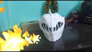how to make rysoulger or dinofuy helmet from cardboard