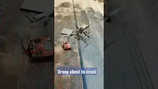 Drone crashed 