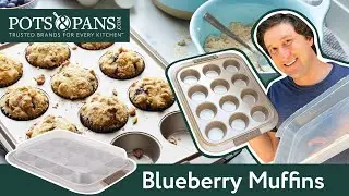 How to make the BEST Blueberry Muffins EVER | PotsandPans.com