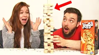 JENGA CHALLENGE en COUPLE ! Jeu de société en couple #1