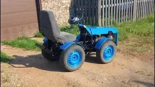Самодельный трактор с отвалом