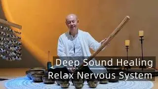 Stop scrolling before bed and listen to singing bowls quietly, allow your mind to slow down