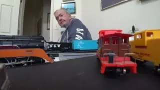 My dad's HO train layout 2025