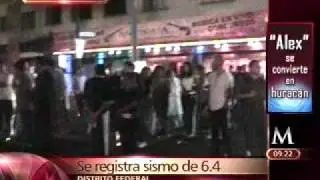 SISMO 6.2 GRADOS EN LA CIUDAD DE MEXICO