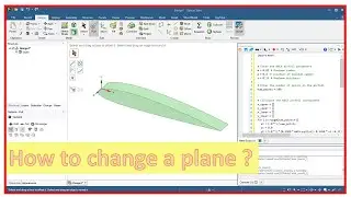 ✈️Changing the Plane in ANSYS SpaceClaim for NACA Airfoil Generation