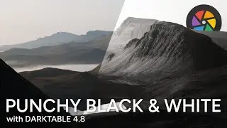 Punchy Black and White Tutorial with Darktable 4.8