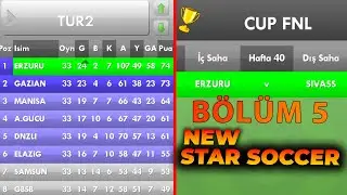 Şampiyonluk İçin Son Bir Maç! Kupada Final! Oyuncu Kariyeri! New Star Soccer Bölüm 5