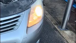 Toyota Avensis T27 Headlight Main Beam bulb replacement 2008 to 2016 models.